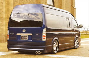 ハイエース/レジアスエース KDH/TRH200 the wide high roof DAD EU PRESTIGE MAFFLER (SINGLE) 取付込