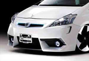 プリウスアルファ マッドバイパー フロントバンパー 塗装取付込