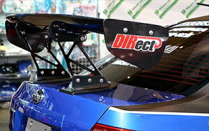 インプレッサ GVB 3D GT-WING 1350mm ワイドマウント付 本体&翼端板 カーボン製 塗装済み