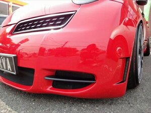 マーチ K12 Version euro フロントバンパー専用オプションフィン カーボン製