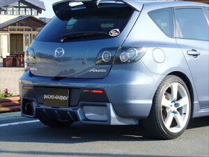 マツダスピードアクセラ リアアンダースポイラー 塗装取付込