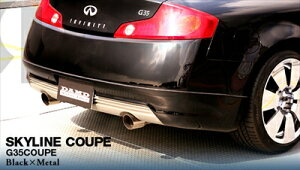 V35 COUPE/G35COUPE XJCC BLACK×METAL _hTEhGtFNg}t[