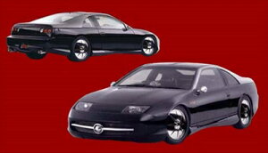 Z32 FAIRLADY Z BLACK×METAL サイドスカート(2by2用)