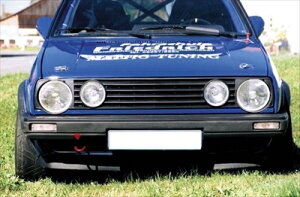 VW GOLF II Front Grille with fins without branding to match 2