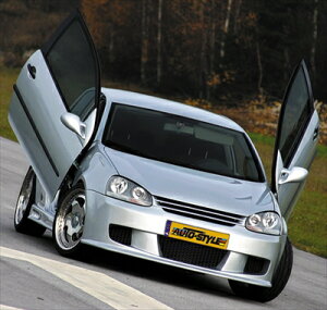 VW GOLF V Radiator Grille with fins without emblem