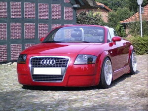 Audi TT 8N Front Bumper Clean-look (for SRA)