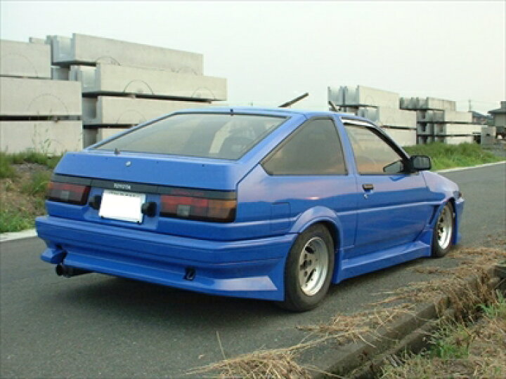 楽天市場】AE86 トレノ リヤバンパー 塗装済み : Autostyle