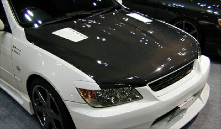 楽天市場】ALTEZZA カーボンボンネット Type1 : Autostyle