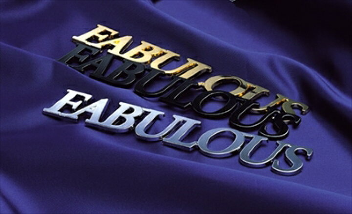 楽天市場】FABULOUS ORIGINAL EMBLEM BLACK : Autostyle