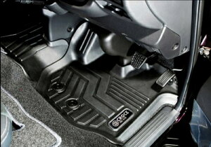 ハイエース 200系 標準 3D フロアマット (フロント/リアセット) ブラック