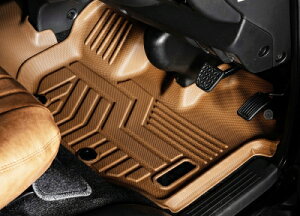 ハイエース 200系 標準 3D フロアマット キャメル (フロント/リアセット)