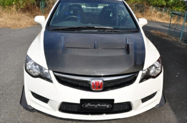 楽天市場】FD2 シビック TYPE R エアロボンネット カーボン/FRP製 