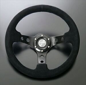 D1 SPEC DEEP70 ステアリング バックスキンタイプ ステッチカラー:ブルー 径:33φ