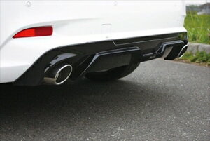 アクセラスポーツ BM ディーゼル2.2L車 後期 VARY VALIANT リアディフューザー 塗装取付込