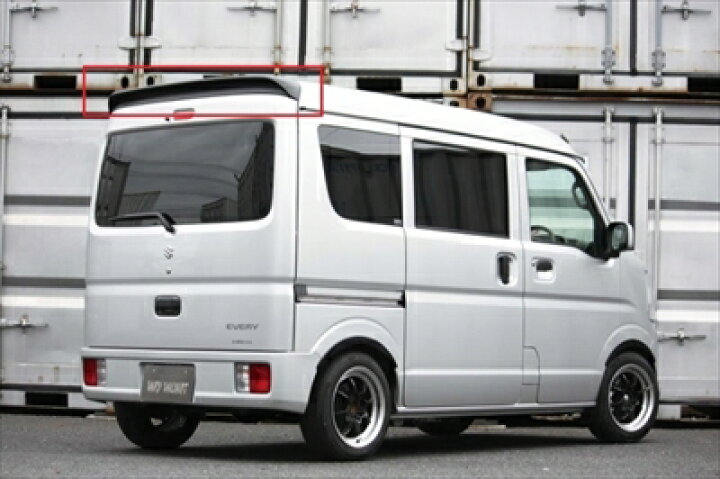 楽天市場】エブリイバン DA17V リアルーフスポイラー : Autostyle