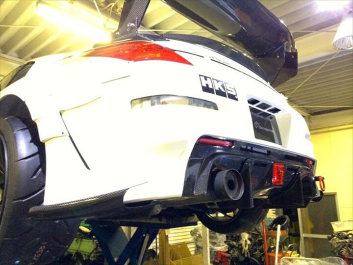 楽天市場】フェアレディZ Z33 ガレージマックリアバンパー専用 ディ 