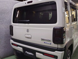 【ステッカー付】ハスラー MR52S テールランプカバー カラー：ダークスモーク 取付込