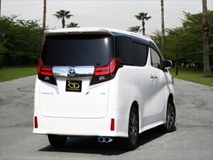 アルファード GGH30W 3.5 2WD SA PASION EVO P.B.S搭載マフラー 右ダブル出し チタニウムブルーテール