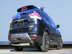 エクストレイルハイブリッド HNT32 Vertex 4WD/SUV ステンレスマフラー 左ダブル出し チタニウムテール