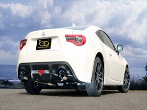 86 ZN6 後期 MT車 Vertex Sports SUS P.B.S搭載 マフラー ステン/テール部のみチタン製ブルー