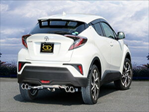 CHR 前期 NGX50 ガソリン車専用 Vertex P.B.S搭載マフラー 左右ダブル出し/ステンレステール