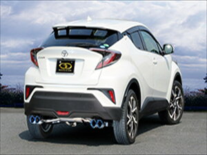 CHR 前期 NGX50 ガソリン車専用 Vertex P.B.S搭載マフラー 左右ダブル出し/チタンテール