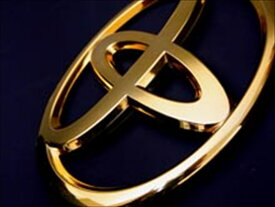 86 ZN6 後期 (2016/8〜) ソリッドカラーエンブレム2点セット (前後TマークのSET) ゴールド