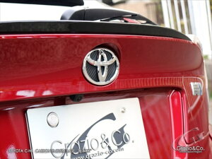CHR 前期 ZYX10/NGX50 カーボンエンブレムベース プレート単体 リア専用 ブラック