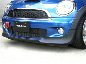 BMW Mini Works Style R56 クーパーS フロントスポイラー カーボン調 【納期未定】 クリア塗装済み