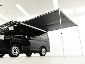 200系 ハイエース 標準ボディ ハードカーゴ サイドオーニング ブラック