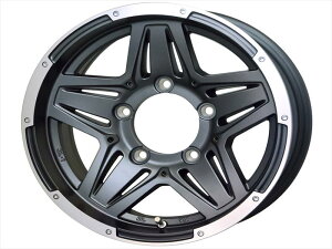 JB64W ジムニー マッドクロス JB-01 16インチ 5.5J アッシュグレー・リムポリッシュ 4本セット