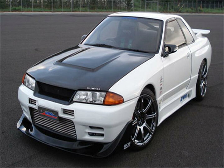 楽天市場】BNR32 GT-R GT フロントリップスポイラー FRP ホワイト 