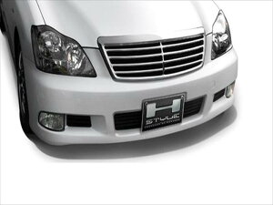 クラウンアスリート GRS180/183 後期 フロントグリル 黒メッシュ付 ABS製 メッキ仕上げ