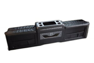 ハイエース 200系 ワイドボディ(1型-6型) プレミアムローコンソール カラー:ブラック&ブラックウッド