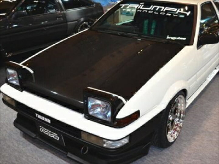 楽天市場】トレノ AE86 オートクレーブ ドライカーボンボンネット 