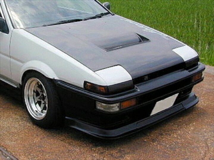 楽天市場】スプリンタートレノ AE86 ボンネットTYPE2 カーボン製 