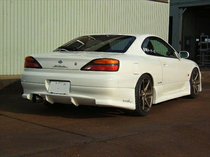 楽天市場】シルビア S15 リアバンパースポイラー FRP 塗装取付込 