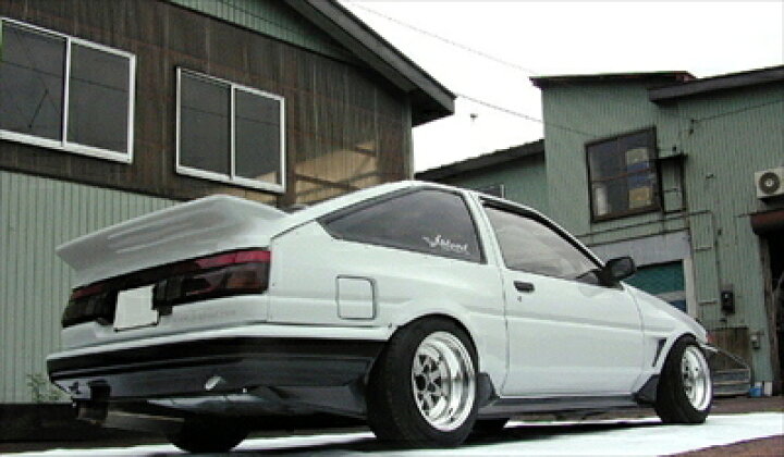 楽天市場】｢納期約2ヶ月前後｣ AE86 トレノ サイドステップ 後期用 FRP 