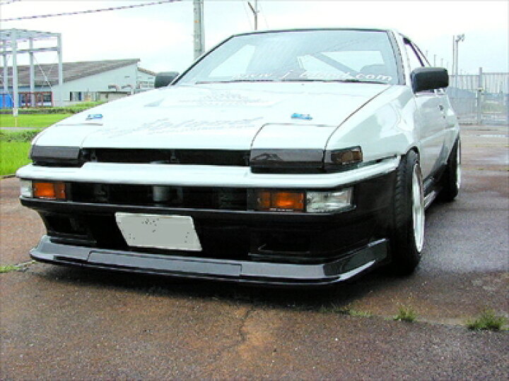 楽天市場】AE86 トレノ フロントバンパースポイラー 後期用 ソフトFRP 