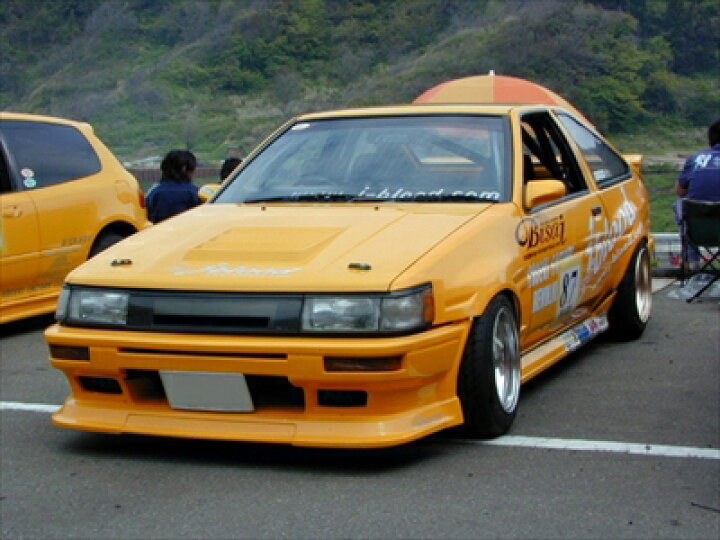 楽天市場】AE86 レビン フロントバンパースポイラー TYPE2 (後期用 