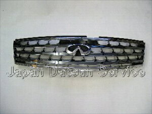 Y50 FUGA (MC前)INFINITI 仕様 ラジエターグリル インフィニティーマーク付 クロームエンブレム 塗装取付込