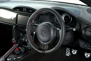 BRZ ZC6 ZONE-R STEERING WHEEL #160;BLACK TOP MODEL NATURAL LEATHER(Perforation  Black)
