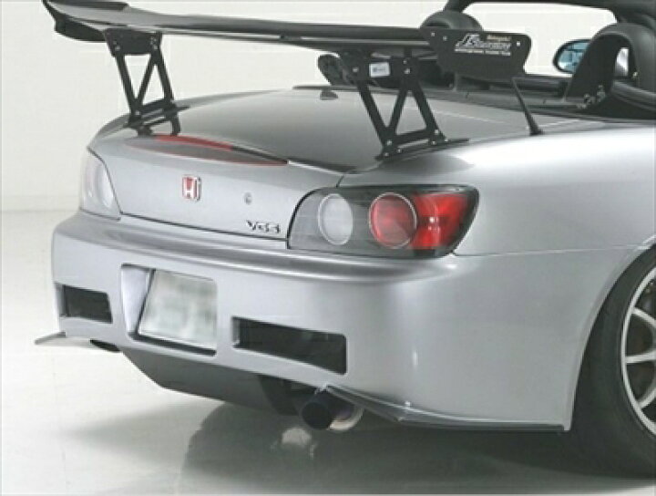 楽天市場】S2000 AP1 TYPE-S リアバンパー FRP+カーボン製 クリア塗装 