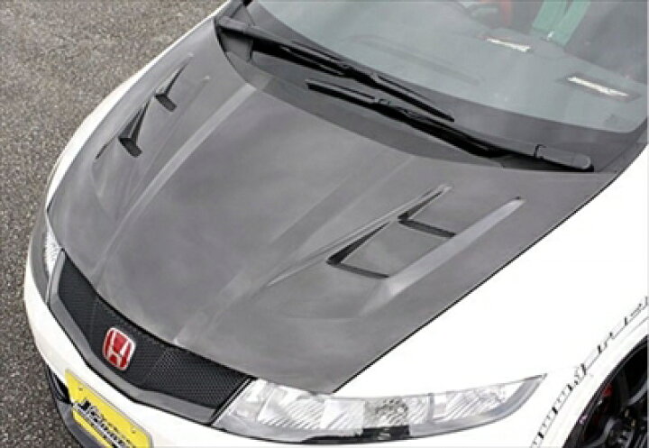 楽天市場】シビック TYPE-R ユーロ FN2 エアロボンネット Type-V フル 