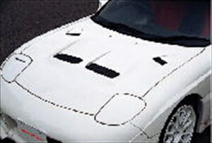 RX-7 FD3S RX-7用エアロ・クーリング・ボンネット(FRP)