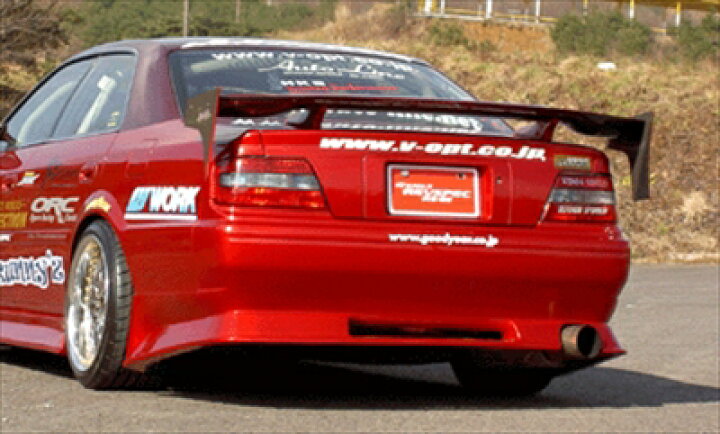 楽天市場】JZX100 チェイサー 前期/後期 リアバンパースポイラー 