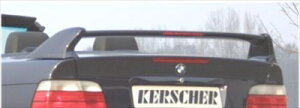 BMW E36 Rear Wing 3part Carbon Inserts Cabrio with Brakelight ht