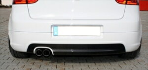 VW GOLF V Carbon-Cover for Rear Bumper Cover with cutout for using original rearpanel-frame NAhς