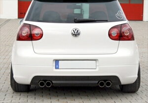 VW GOLF V Carbon-Cover for Rear Bumper Cover with cutout left and right t