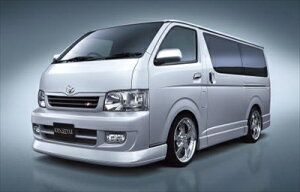 ハイエース 200系 標準ボディ URBAN フロントバンパースポイラー 塗装取付込